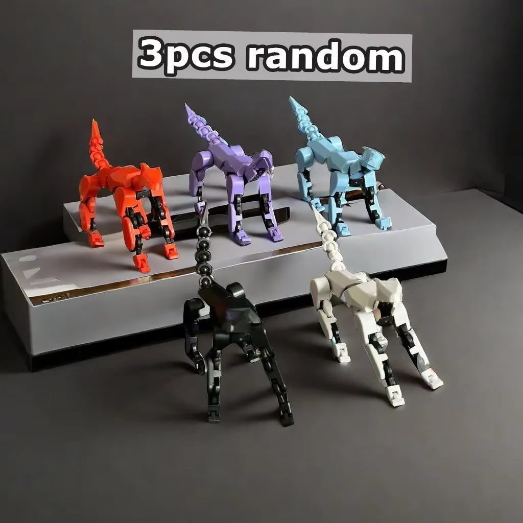 1/2/4/9 Uds. Luminoso Titan 13 Figuras De Acción T13 Figura 3D Impresa Multiarticulación Móvil Lucky 13 Figura De Acción Nova Figura Simulada