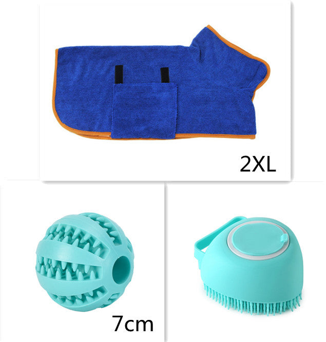 Guantes de Masaje para Baño de Mascotas - Cepillo de Silicona para Perros y Gatos