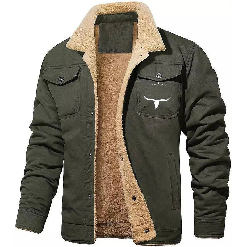 2025 Nueva Chaqueta Casual de Algodón con Forro de Polar para Hombres 🧥✨
