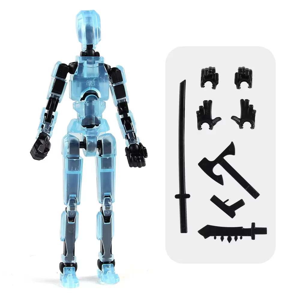 1/2/4/9 Uds. Luminoso Titan 13 Figuras De Acción T13 Figura 3D Impresa Multiarticulación Móvil Lucky 13 Figura De Acción Nova Figura Simulada