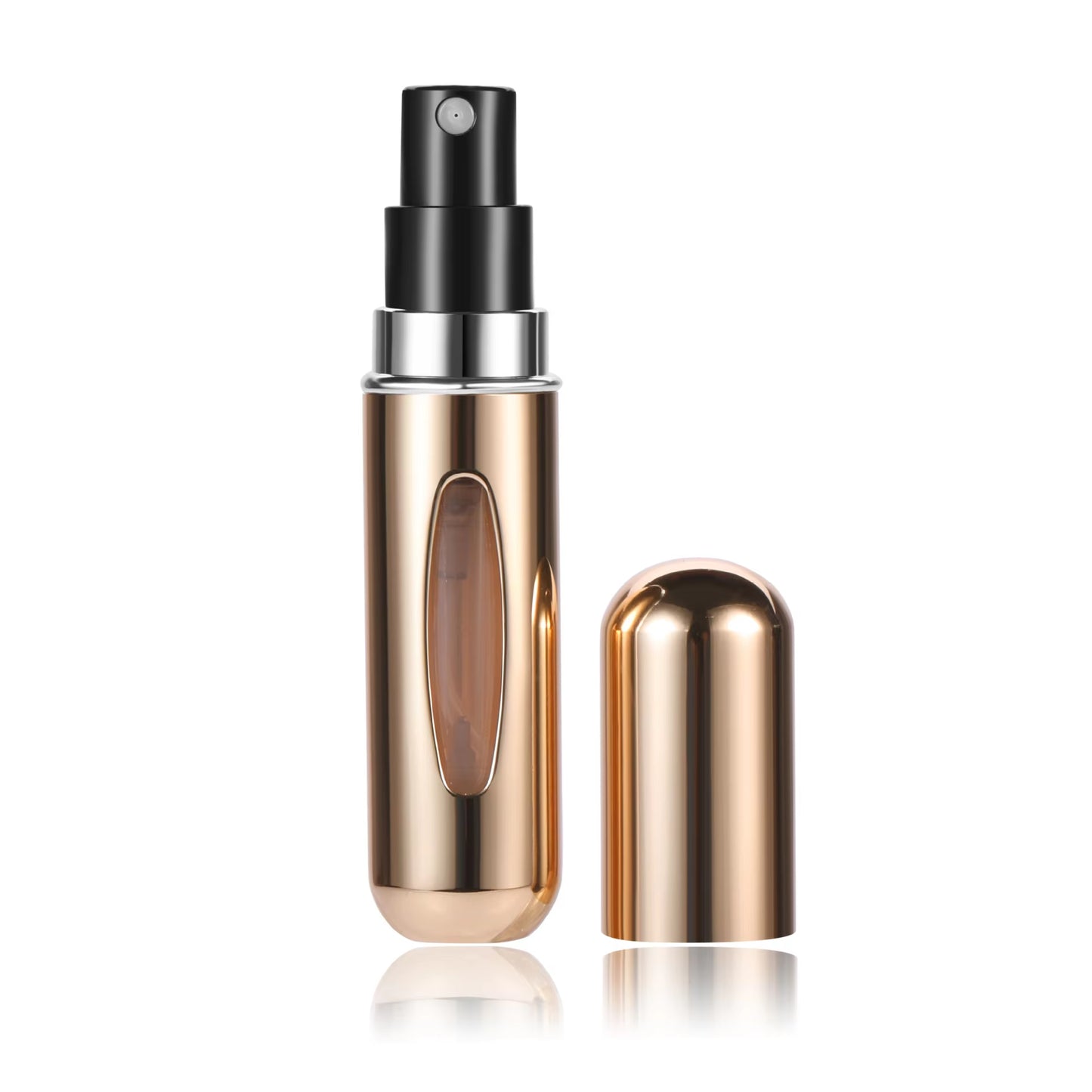 Botella De Recarga De Perfume De 5Ml, Mini Tarro De Pulverización Recargable Portátil, Bomba De Aroma, Envases Cosméticos Vacíos, Atomizador Para Herramienta De Viaje Caliente