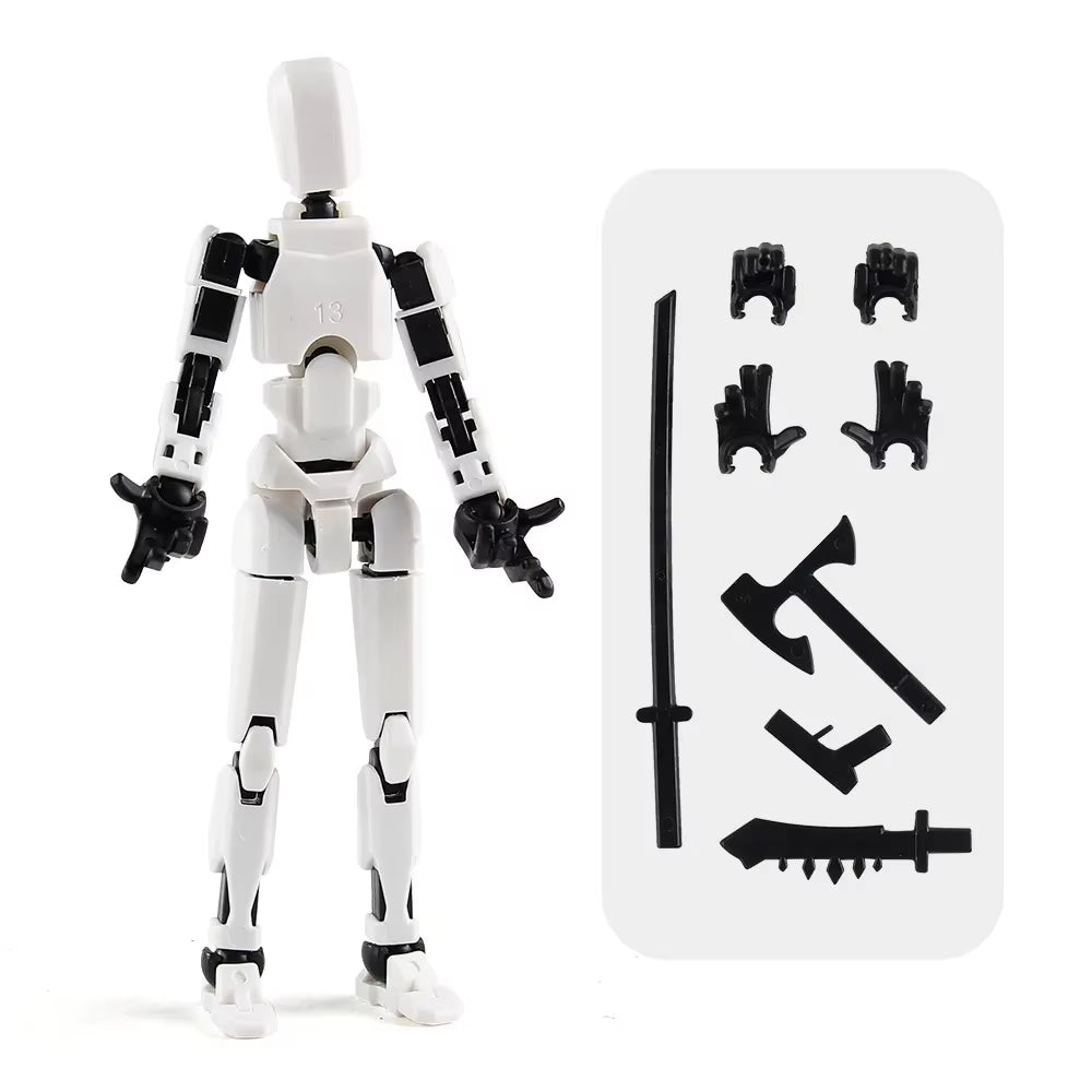 1/2/4/9 Uds. Luminoso Titan 13 Figuras De Acción T13 Figura 3D Impresa Multiarticulación Móvil Lucky 13 Figura De Acción Nova Figura Simulada