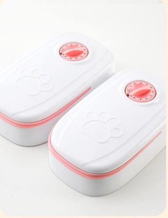 Alimentador Automático Inteligente para Mascotas - Comedero con Temporizador y Cuenco de Acero Inoxidable