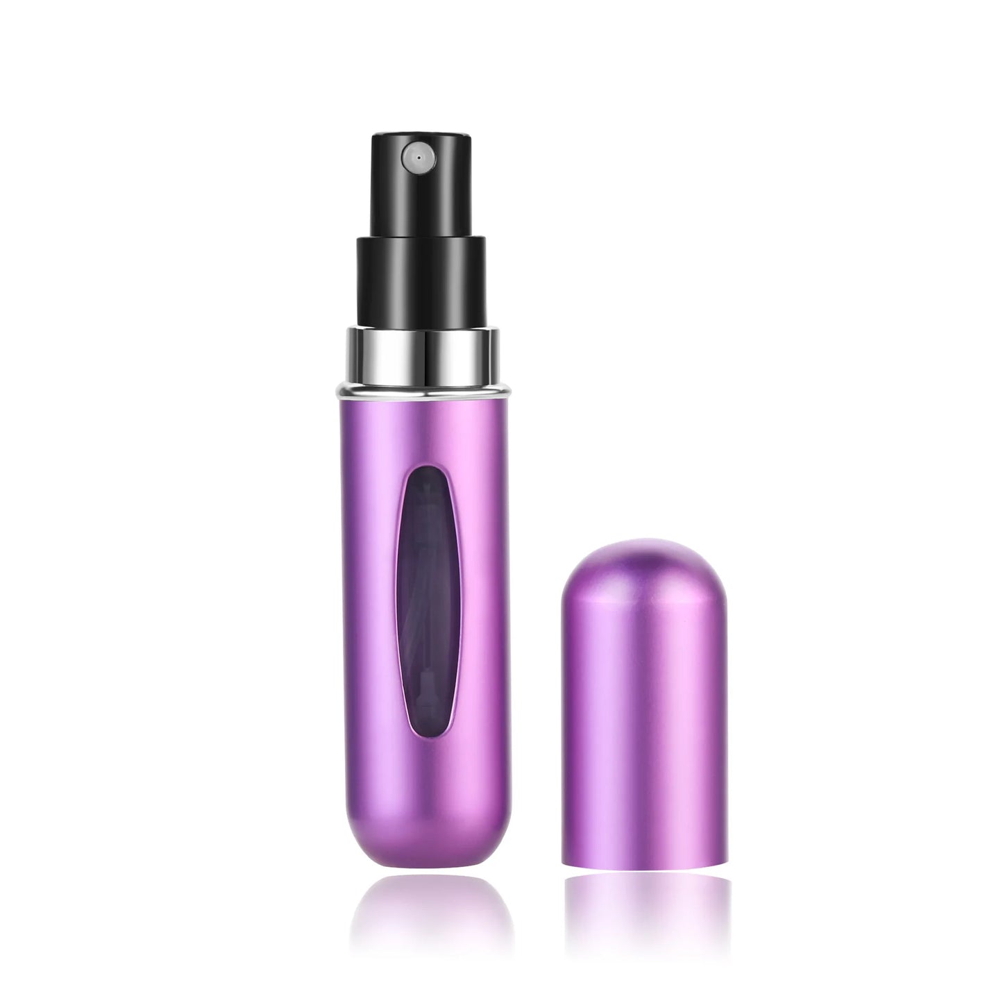Botella De Recarga De Perfume De 5Ml, Mini Tarro De Pulverización Recargable Portátil, Bomba De Aroma, Envases Cosméticos Vacíos, Atomizador Para Herramienta De Viaje Caliente