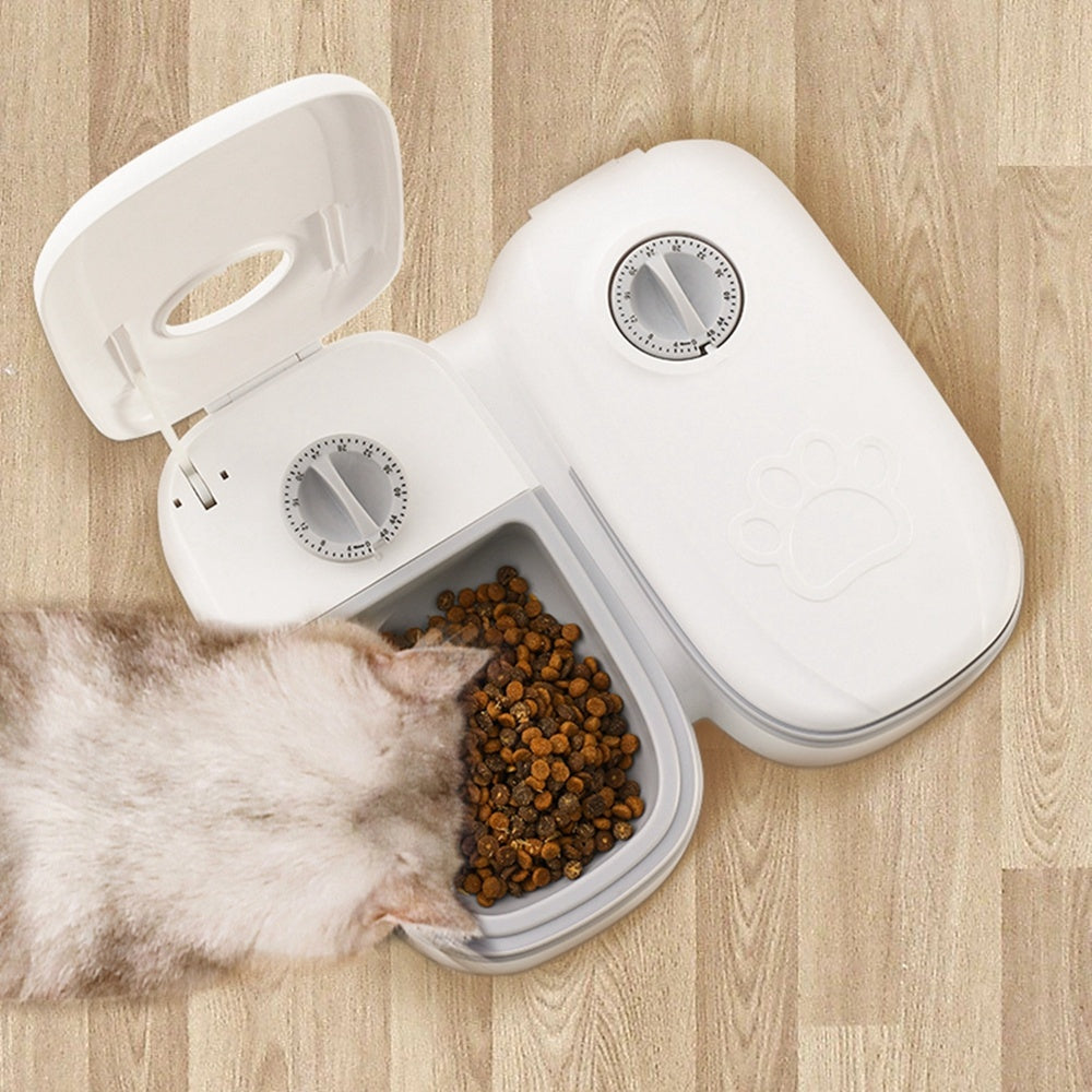 Alimentador Automático Inteligente para Mascotas - Comedero con Temporizador y Cuenco de Acero Inoxidable