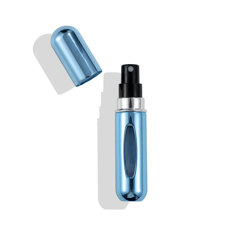 Botella De Recarga De Perfume De 5Ml, Mini Tarro De Pulverización Recargable Portátil, Bomba De Aroma, Envases Cosméticos Vacíos, Atomizador Para Herramienta De Viaje Caliente