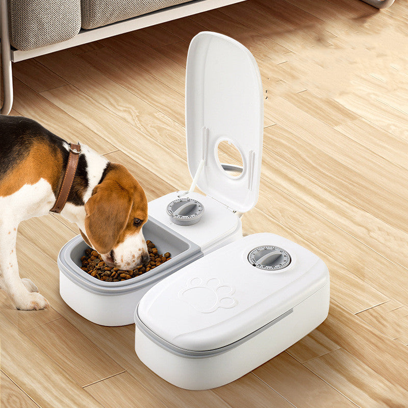 Alimentador Automático Inteligente para Mascotas - Comedero con Temporizador y Cuenco de Acero Inoxidable