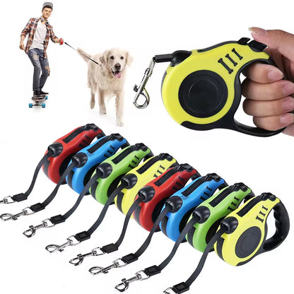 Correa Retráctil Para Perro De 3 Metros Y 5 Metros, Correa Para Mascotas, Cinturón De Cuerda De Tracción, Correa Flexible Automática Para Producto Para Perros Pequeños, Medianos Y Grandes