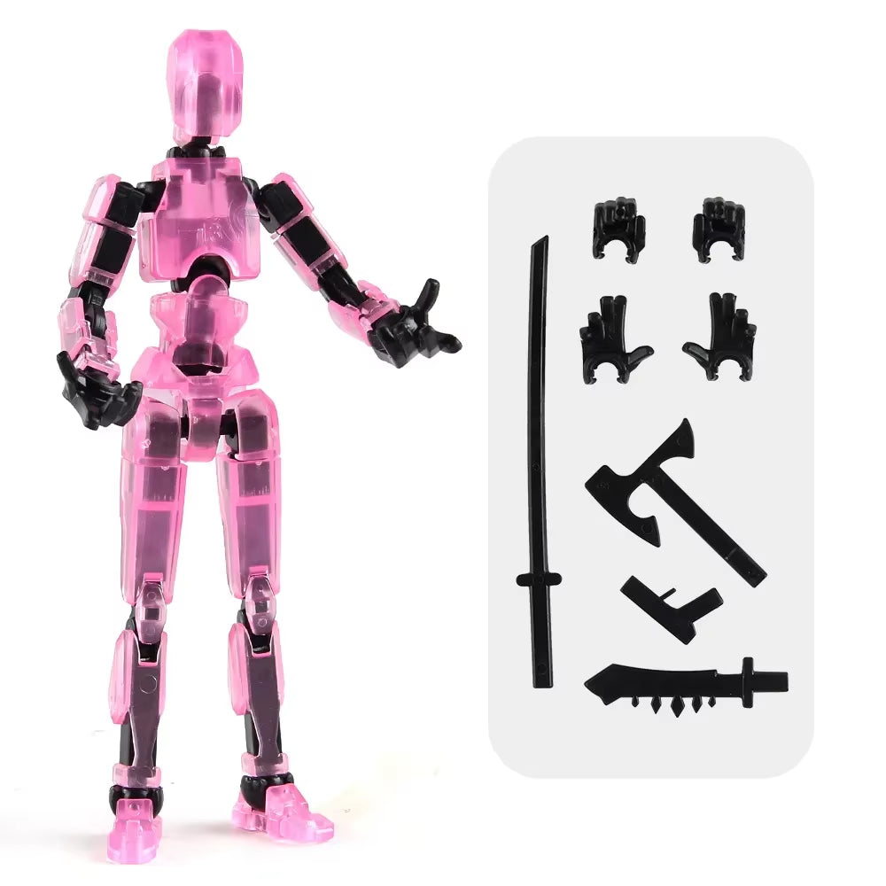 1/2/4/9 Uds. Luminoso Titan 13 Figuras De Acción T13 Figura 3D Impresa Multiarticulación Móvil Lucky 13 Figura De Acción Nova Figura Simulada