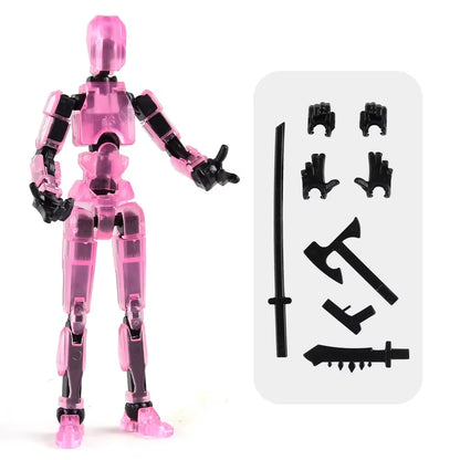 1/2/4/9 Uds. Luminoso Titan 13 Figuras De Acción T13 Figura 3D Impresa Multiarticulación Móvil Lucky 13 Figura De Acción Nova Figura Simulada