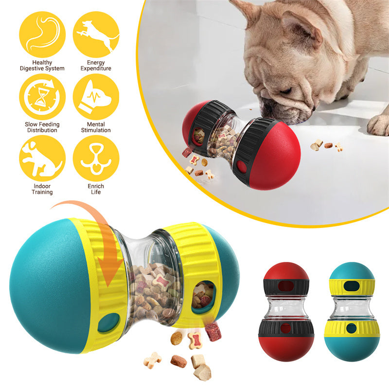 Juguete Interactivo para Perros: Dispensador de Comida y Diversión Inteligente