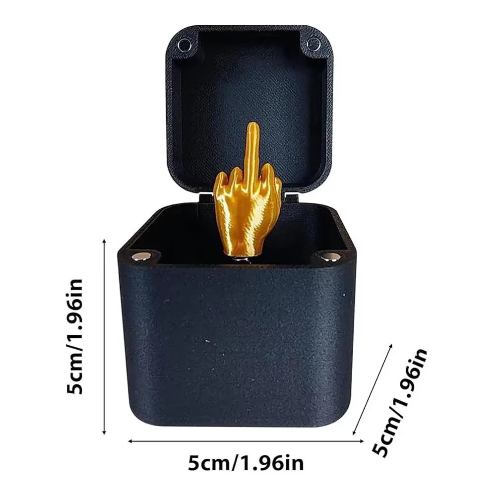 Cajas De Regalo Sorpresa De Dedo Medio, Broma Divertida De Navidad, Regalo Para Oficinas, Escritorio, Decoración Del Hogar, Juguetes De Decoración De Regalo, Artículos En Miniatura Para Niños