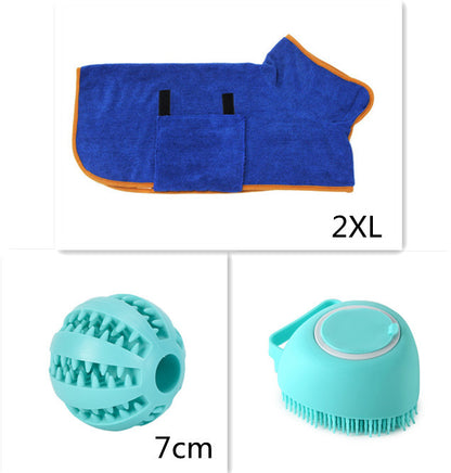 Guantes de Masaje para Baño de Mascotas - Cepillo de Silicona para Perros y Gatos