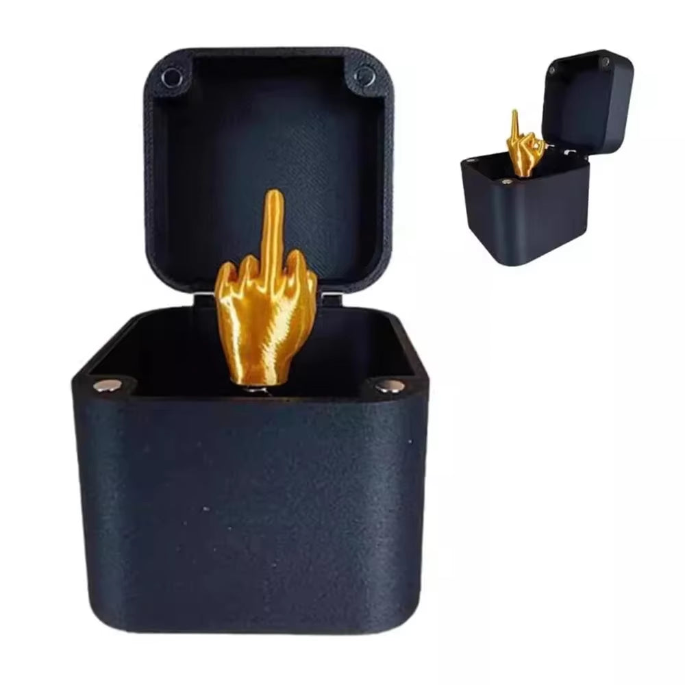 Cajas De Regalo Sorpresa De Dedo Medio, Broma Divertida De Navidad, Regalo Para Oficinas, Escritorio, Decoración Del Hogar, Juguetes De Decoración De Regalo, Artículos En Miniatura Para Niños