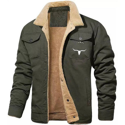 2025 Nueva Chaqueta Casual de Algodón con Forro de Polar para Hombres 🧥✨