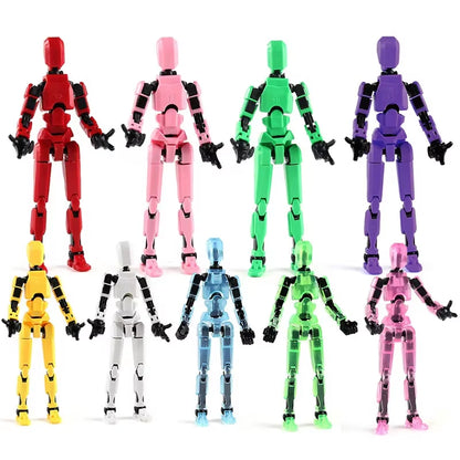 1/2/4/9 Uds. Luminoso Titan 13 Figuras De Acción T13 Figura 3D Impresa Multiarticulación Móvil Lucky 13 Figura De Acción Nova Figura Simulada
