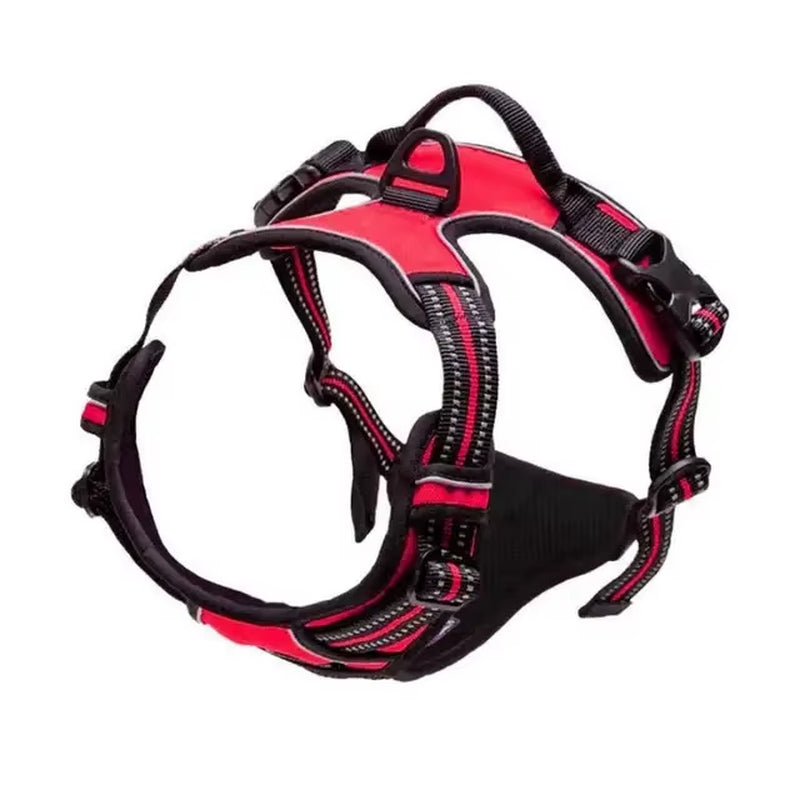 No Pull Dog Harness for Large Dogs,With Reflective Strips and Control Handle, Adjustable and Comfortable,No Choke Pet Harness ﻿