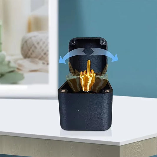 Cajas De Regalo Sorpresa De Dedo Medio, Broma Divertida De Navidad, Regalo Para Oficinas, Escritorio, Decoración Del Hogar, Juguetes De Decoración De Regalo, Artículos En Miniatura Para Niños