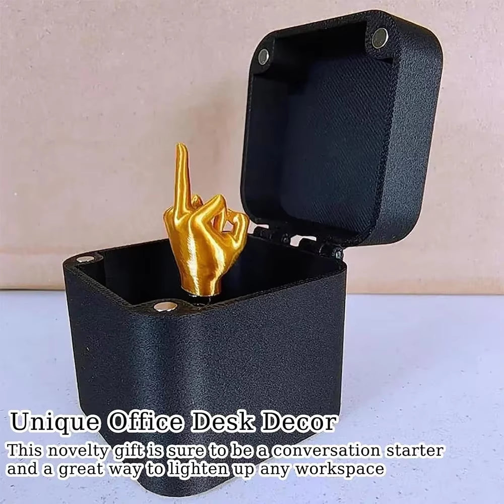Cajas De Regalo Sorpresa De Dedo Medio, Broma Divertida De Navidad, Regalo Para Oficinas, Escritorio, Decoración Del Hogar, Juguetes De Decoración De Regalo, Artículos En Miniatura Para Niños