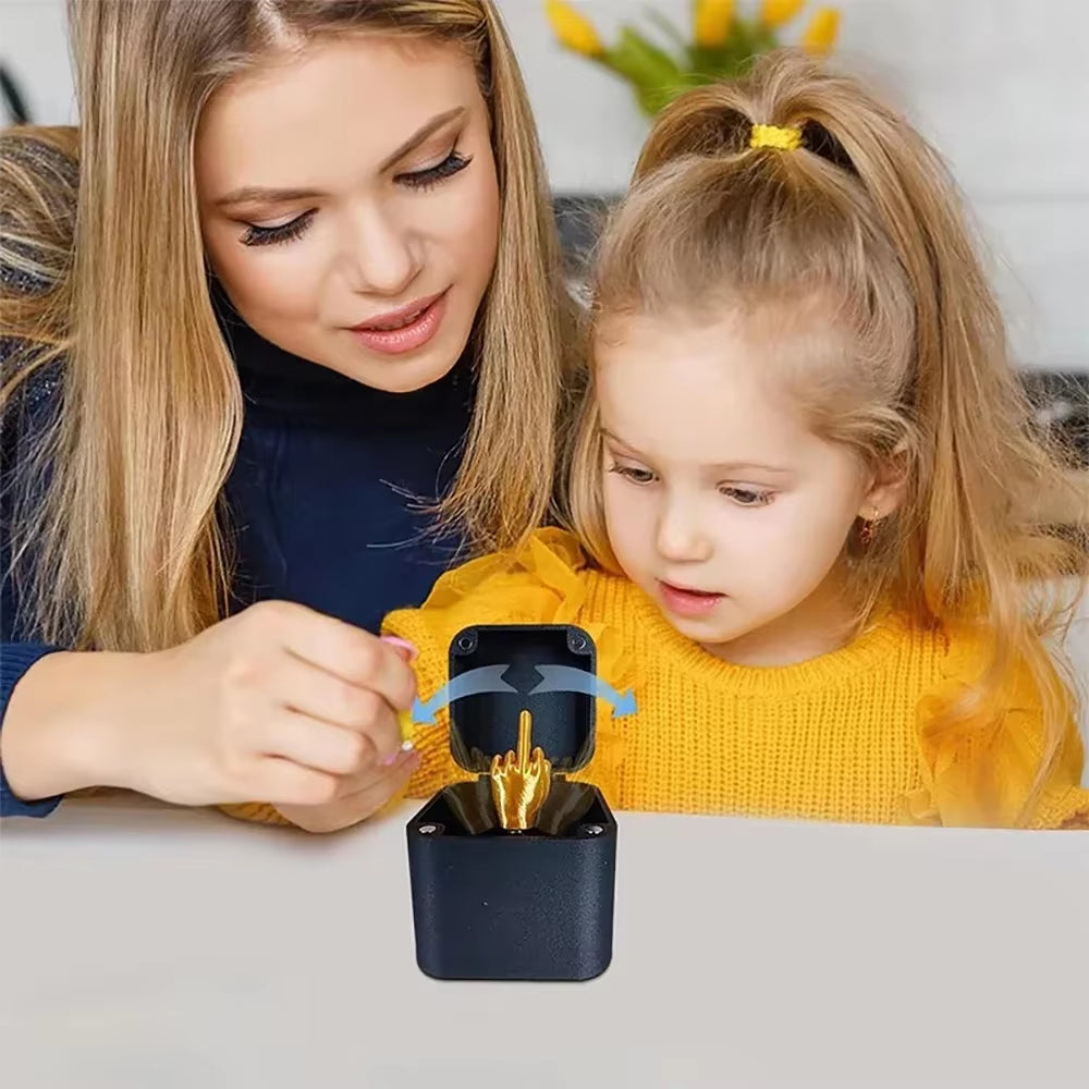 Cajas De Regalo Sorpresa De Dedo Medio, Broma Divertida De Navidad, Regalo Para Oficinas, Escritorio, Decoración Del Hogar, Juguetes De Decoración De Regalo, Artículos En Miniatura Para Niños