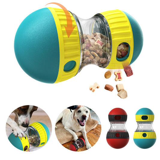 Juguete Interactivo para Perros: Dispensador de Comida y Diversión Inteligente