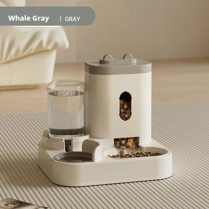 🐶🐱 Comedero Automático para Perros y Gatos con Fuente de Agua – Dispensador de Alimentos de Gran Capacidad y Contenedor de Comida para Mascotas
