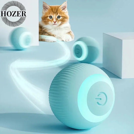 Pelota Interactiva para Gatos – Juguete Inteligente para Gatos de Interior, Bola Mágica Rodante Automática, Electrónica e Interactiva, Accesorio de Juego para Gatos 😺🎾